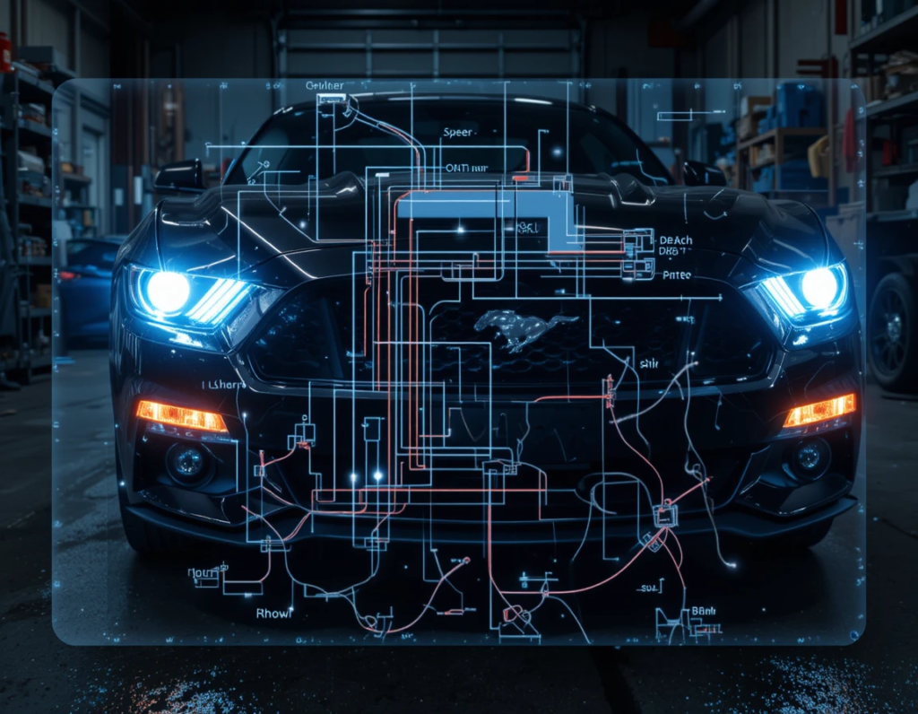 Detailed Ford Mustang HID Headlight Wire Diagram Explained